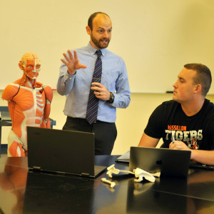 Students in the classroom as part of their exercise science degree at Malone University in Ohio