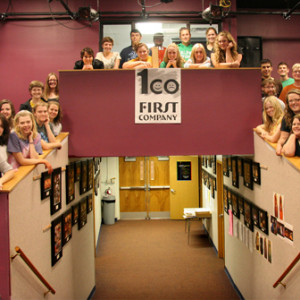 group of people in theatre