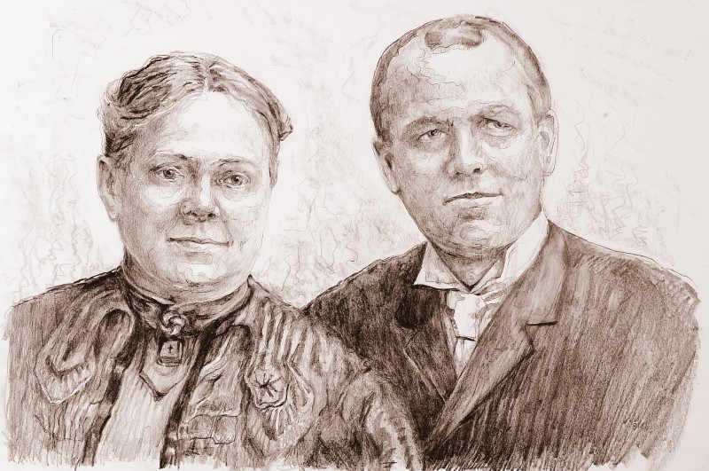 J. Walter and Emma Malone