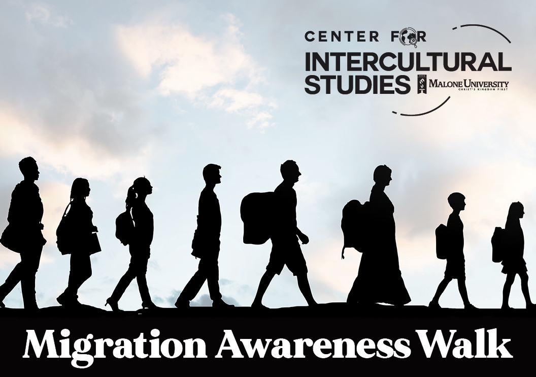 Migration Awareness Walk, People inline walking