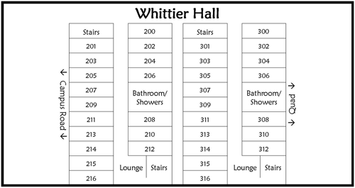 Whittier floor plan