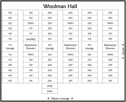 Woolman floor plan